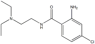 2-amino-4-chloro-N-[2-(diethylamino)ethyl]benzamide Structure