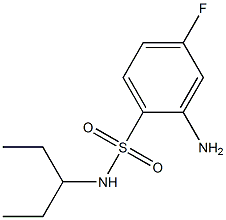 2-amino-4-fluoro-N-(pentan-3-yl)benzene-1-sulfonamide