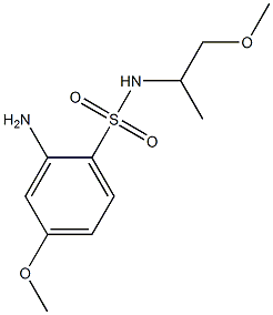 2-amino-4-methoxy-N-(1-methoxypropan-2-yl)benzene-1-sulfonamide