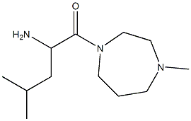 2-amino-4-methyl-1-(4-methyl-1,4-diazepan-1-yl)pentan-1-one