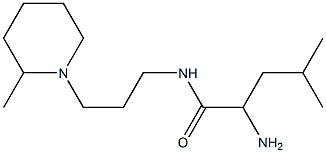 2-amino-4-methyl-N-[3-(2-methylpiperidin-1-yl)propyl]pentanamide
