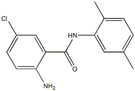 2-amino-5-chloro-N-(2,5-dimethylphenyl)benzamide Struktur