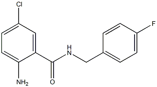 2-amino-5-chloro-N-(4-fluorobenzyl)benzamide Structure