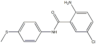 2-amino-5-chloro-N-[4-(methylsulfanyl)phenyl]benzamide Structure