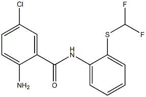 2-amino-5-chloro-N-{2-[(difluoromethyl)sulfanyl]phenyl}benzamide