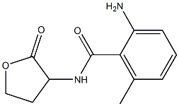 2-amino-6-methyl-N-(2-oxooxolan-3-yl)benzamide