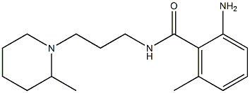 2-amino-6-methyl-N-[3-(2-methylpiperidin-1-yl)propyl]benzamide