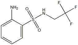 2-amino-N-(2,2,2-trifluoroethyl)benzenesulfonamide 结构式