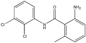 2-amino-N-(2,3-dichlorophenyl)-6-methylbenzamide 结构式