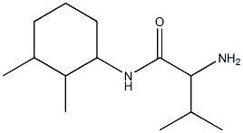 2-amino-N-(2,3-dimethylcyclohexyl)-3-methylbutanamide Structure
