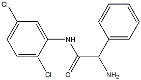 2-amino-N-(2,5-dichlorophenyl)-2-phenylacetamide,,结构式