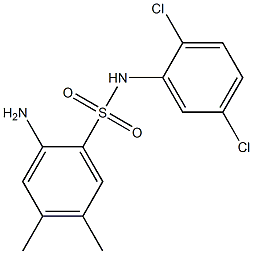 2-amino-N-(2,5-dichlorophenyl)-4,5-dimethylbenzene-1-sulfonamide