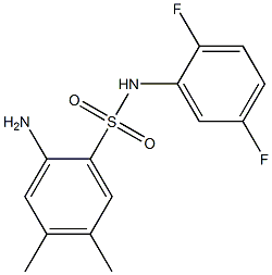 2-amino-N-(2,5-difluorophenyl)-4,5-dimethylbenzene-1-sulfonamide