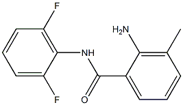 2-amino-N-(2,6-difluorophenyl)-3-methylbenzamide Structure