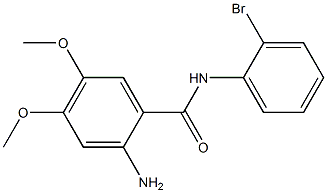 2-amino-N-(2-bromophenyl)-4,5-dimethoxybenzamide,,结构式