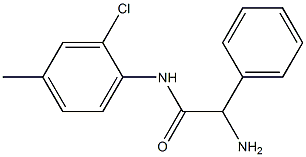 2-amino-N-(2-chloro-4-methylphenyl)-2-phenylacetamide 结构式