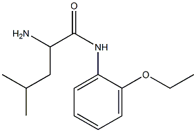 2-amino-N-(2-ethoxyphenyl)-4-methylpentanamide