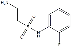 2-amino-N-(2-fluorophenyl)ethanesulfonamide