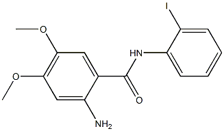 2-amino-N-(2-iodophenyl)-4,5-dimethoxybenzamide Structure