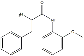 2-amino-N-(2-methoxyphenyl)-3-phenylpropanamide Structure