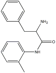 2-amino-N-(2-methylphenyl)-3-phenylpropanamide Structure