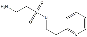 2-amino-N-(2-pyridin-2-ylethyl)ethanesulfonamide Structure