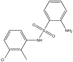  2-amino-N-(3-chloro-2-methylphenyl)benzene-1-sulfonamide