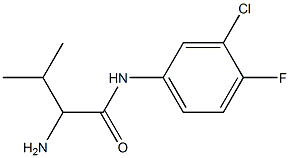 2-amino-N-(3-chloro-4-fluorophenyl)-3-methylbutanamide