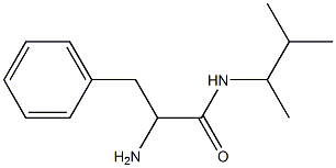 2-amino-N-(3-methylbutan-2-yl)-3-phenylpropanamide 化学構造式