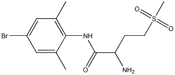 2-amino-N-(4-bromo-2,6-dimethylphenyl)-4-methanesulfonylbutanamide