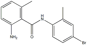 2-amino-N-(4-bromo-2-methylphenyl)-6-methylbenzamide Structure