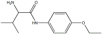 2-amino-N-(4-ethoxyphenyl)-3-methylbutanamide Structure