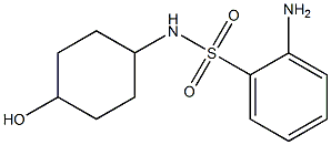 2-amino-N-(4-hydroxycyclohexyl)benzenesulfonamide Structure