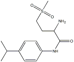  2-amino-N-(4-isopropylphenyl)-4-(methylsulfonyl)butanamide