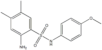 2-amino-N-(4-methoxyphenyl)-4,5-dimethylbenzene-1-sulfonamide|