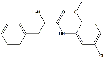 2-amino-N-(5-chloro-2-methoxyphenyl)-3-phenylpropanamide|