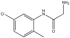 2-amino-N-(5-chloro-2-methylphenyl)acetamide,,结构式