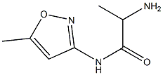 2-amino-N-(5-methylisoxazol-3-yl)propanamide Structure