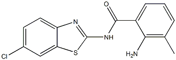 2-amino-N-(6-chloro-1,3-benzothiazol-2-yl)-3-methylbenzamide