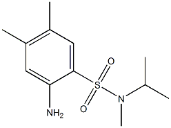 2-amino-N,4,5-trimethyl-N-(propan-2-yl)benzene-1-sulfonamide
