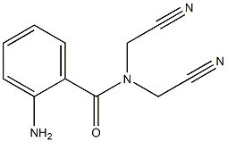 2-amino-N,N-bis(cyanomethyl)benzamide 结构式