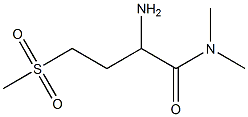 2-amino-N,N-dimethyl-4-(methylsulfonyl)butanamide 结构式