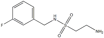 2-amino-N-[(3-fluorophenyl)methyl]ethane-1-sulfonamide