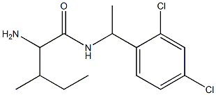  2-amino-N-[1-(2,4-dichlorophenyl)ethyl]-3-methylpentanamide