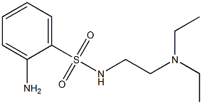 2-amino-N-[2-(diethylamino)ethyl]benzenesulfonamide Structure