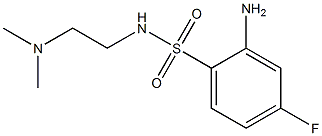 2-amino-N-[2-(dimethylamino)ethyl]-4-fluorobenzene-1-sulfonamide