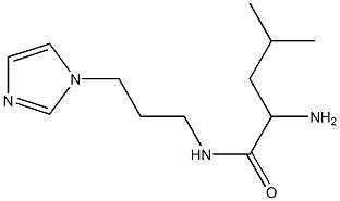 2-amino-N-[3-(1H-imidazol-1-yl)propyl]-4-methylpentanamide|