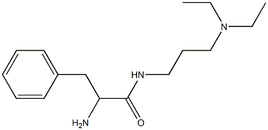 2-amino-N-[3-(diethylamino)propyl]-3-phenylpropanamide,,结构式