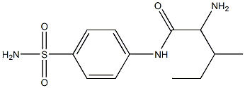 2-amino-N-[4-(aminosulfonyl)phenyl]-3-methylpentanamide|