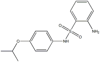 2-amino-N-[4-(propan-2-yloxy)phenyl]benzene-1-sulfonamide Structure